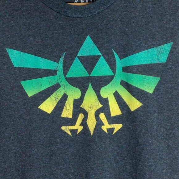Nintendo Legend Of Zelda video game T Shirt Gray Small - Picture 2 of 4